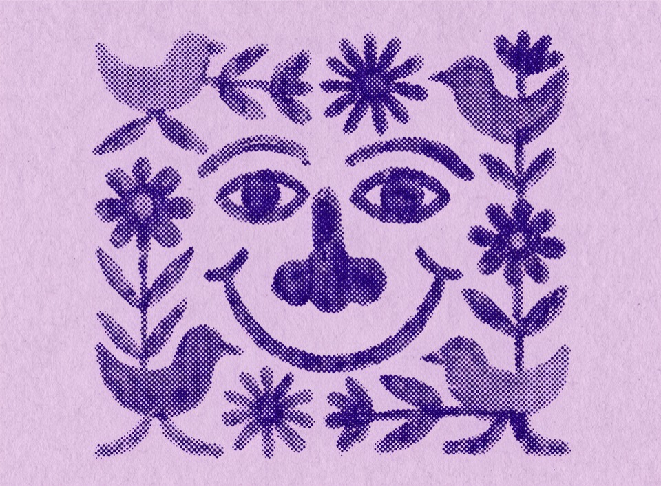 Cover art for OK PLEASE acid house poster